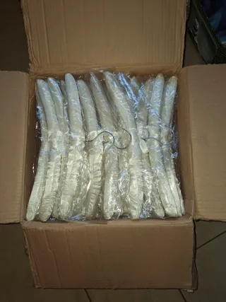 100 Appendini Imbottiti Beige/Bianchi