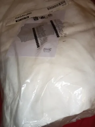 HAGALUND Fodera bianca per divano letto a 2 posti