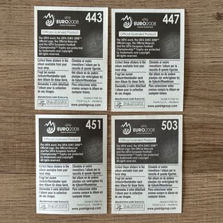 Figurine Panini Calciatori Euro 2008 Russia