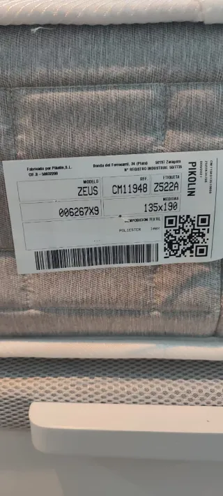 Colchón Matrimonio Pikolin 135x 190cm