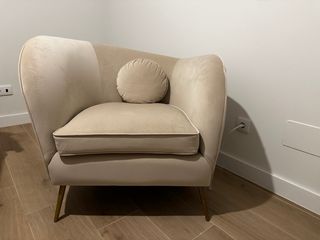 Sillón de salón beige
