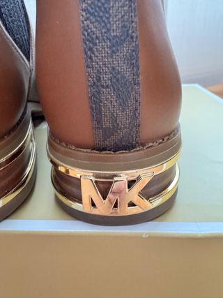 Botines Michael Kors Marrones y Dorados a Estrenar