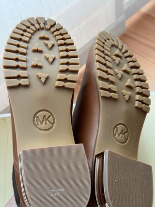 Botines Michael Kors Marrones y Dorados a Estrenar