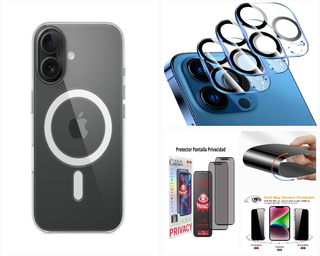 Pack Fundas Apple iPhone + Protectores