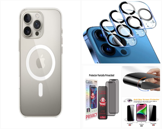 Pack Fundas Apple iPhone + Protectores