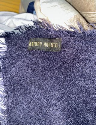 Sciarpa blu scuro uomo Antony Morato