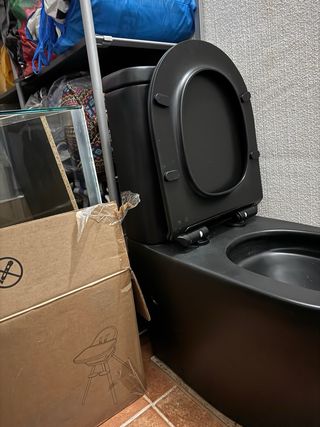 Inodoro Negro Fossil Natura Sin Estrenar