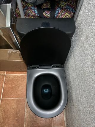 Inodoro Negro Fossil Natura Sin Estrenar