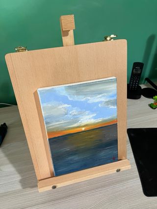 Cavalletto da tavolo in legno