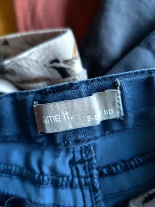 Lote 7 pantalones bebe, varias tallas. Ver fotos