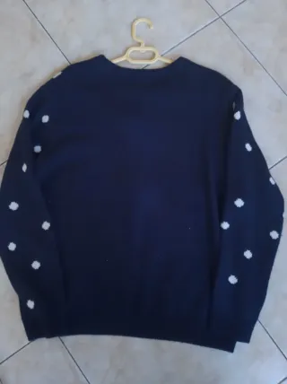 Jersey Navideño Muñeco Nieve 50 ancho 70 de largo