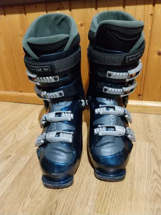 Botas de esquí Salomon azules pie 26/41