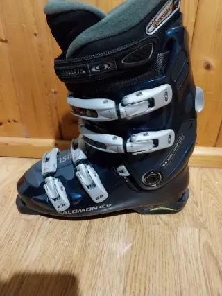 Botas de esquí Salomon azules pie 26/41