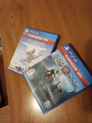 Lote 2 Juegos PS4: Horizon y God of War