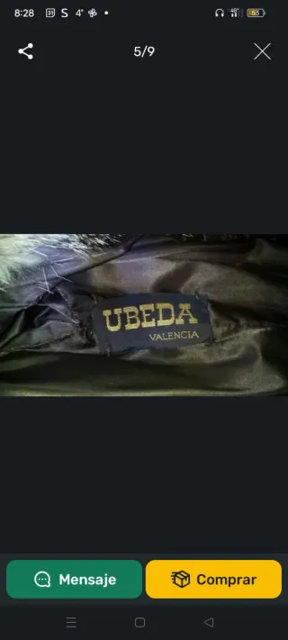 Abrigo largo de piel.. OFERTÓN!