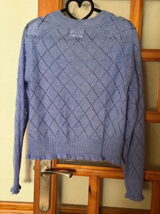 Jersey Mango calado de lana fina Talla S