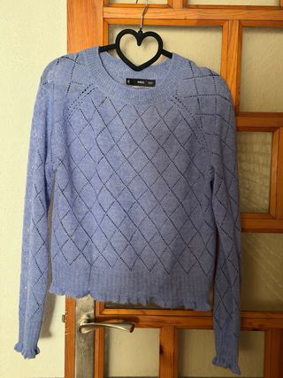 Jersey Mango calado de lana fina Talla S