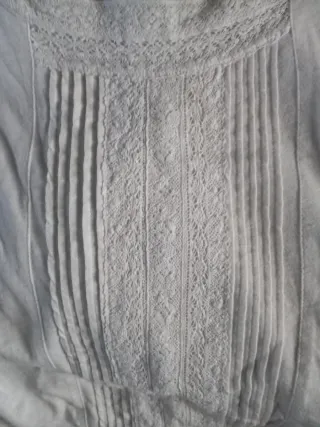 Blusa blanca mujer talla XL