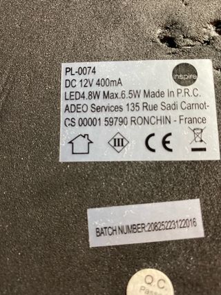 Lámpara de escritorio led  con tres posiciones