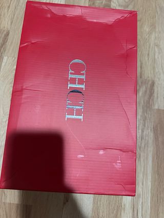 Zapatillas Carolina Herrera CH Beige/Rojo