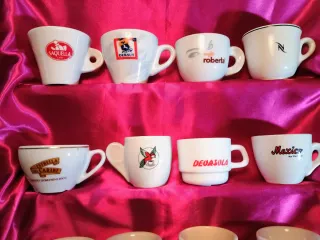 Tazzine caffè pubblicitarie, set 16 pezzi