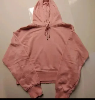 Felpa corta donna primaverile con cappuccio tg.S