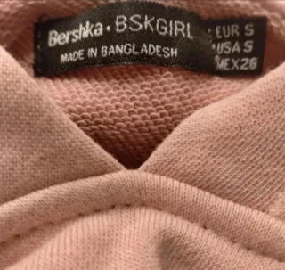 Felpa corta donna primaverile con cappuccio tg.S