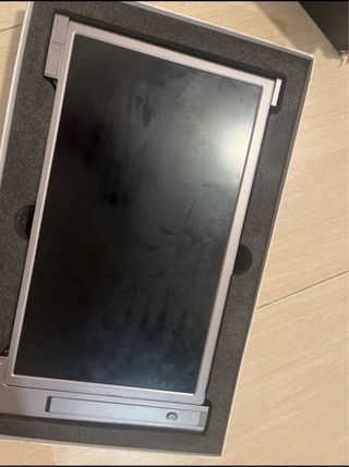 Monitor Plata y Negro