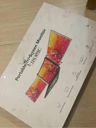 Monitor Plata y Negro