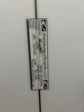 Tabla de surf Sharpeye HT2 5'10