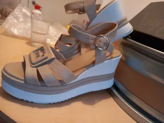 Sandalias Nero Giardini Talla 38 Beige