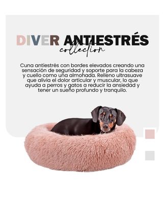 Cama Antiestrés Yagu Marrón para Perro/Gato