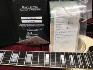 Gibson Les Paul Custom 2009 Blanca