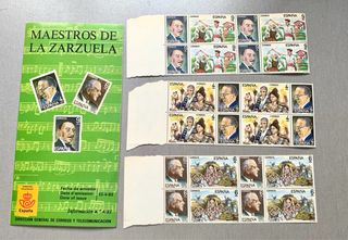 Tiras de sellos españoles