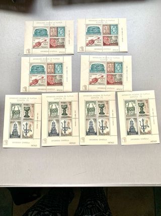 Tiras de sellos españoles