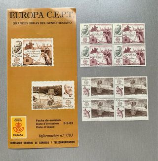 Tiras de sellos españoles