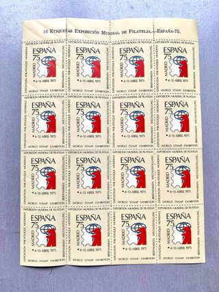 Tiras de sellos españoles