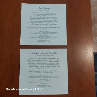 2 Cromos Tabacos La Fama Muralistas