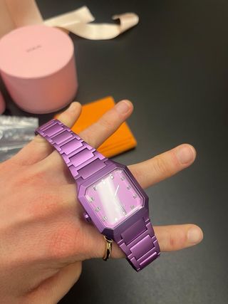 Reloj Tous Morado Metalizado