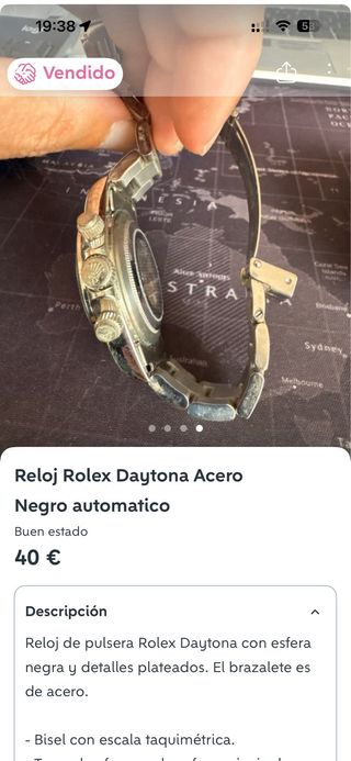 Reloj Rolex Daytona Acero Automático