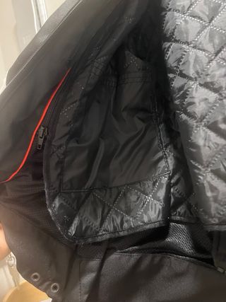 Chaqueta de moto negra