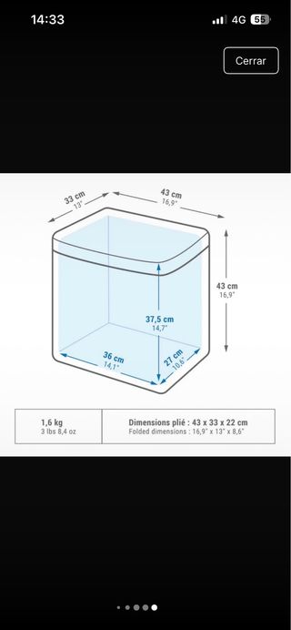 Nevera portátil Quechua 36L