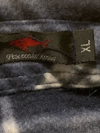 Camicia uomo pile Pescecane Rosso  tg L