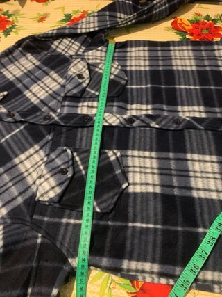 Camicia uomo pile Pescecane Rosso  tg L