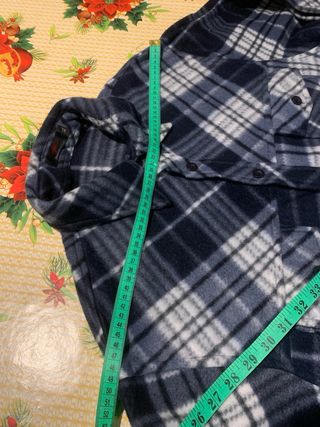 Camicia uomo pile Pescecane Rosso  tg L