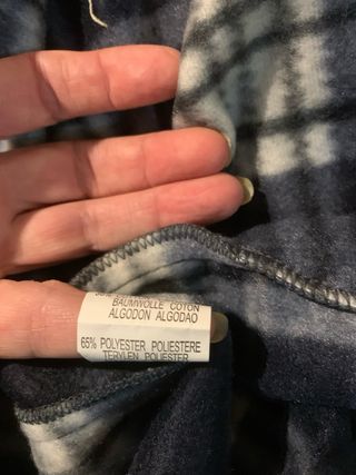 Camicia uomo pile Pescecane Rosso  tg L