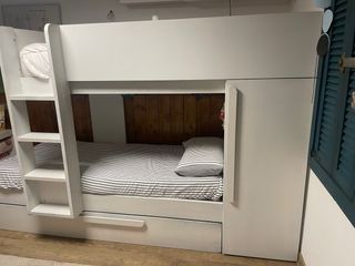 Litera con cama Nido 3 Plazas