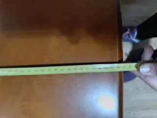 Elegante mesa de centro de madera buena