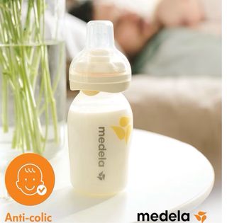 Tetina Medela Calma Flujo Lento BPA con biberón