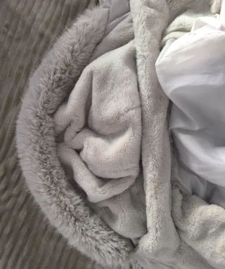 Chaquetón acolchado mujer blanco